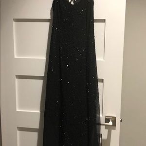 Evening dress sequin.